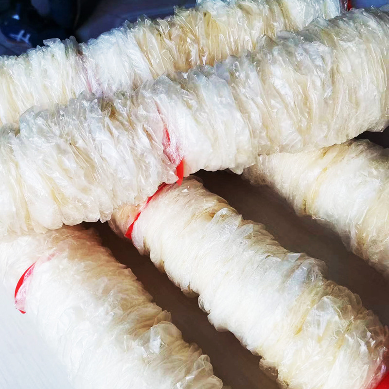 Dried Pork Casing 57mm for Flavored Sausages, Large Ham, and Cured Sausages, Suitable for Steaming and Boiling, Food-Grade