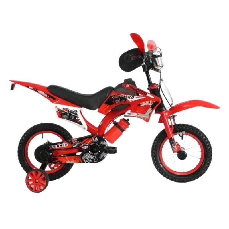 New Motorcycle Model Children's Bike 12-16inch Boys and Girls Overall Vehicles Easily Learn Ride Safe and Stable