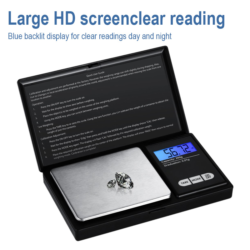 Factory direct supply precision mini micro scale 0.01g gold balance gram scale CX258 weighing electronic scale jewelry scale