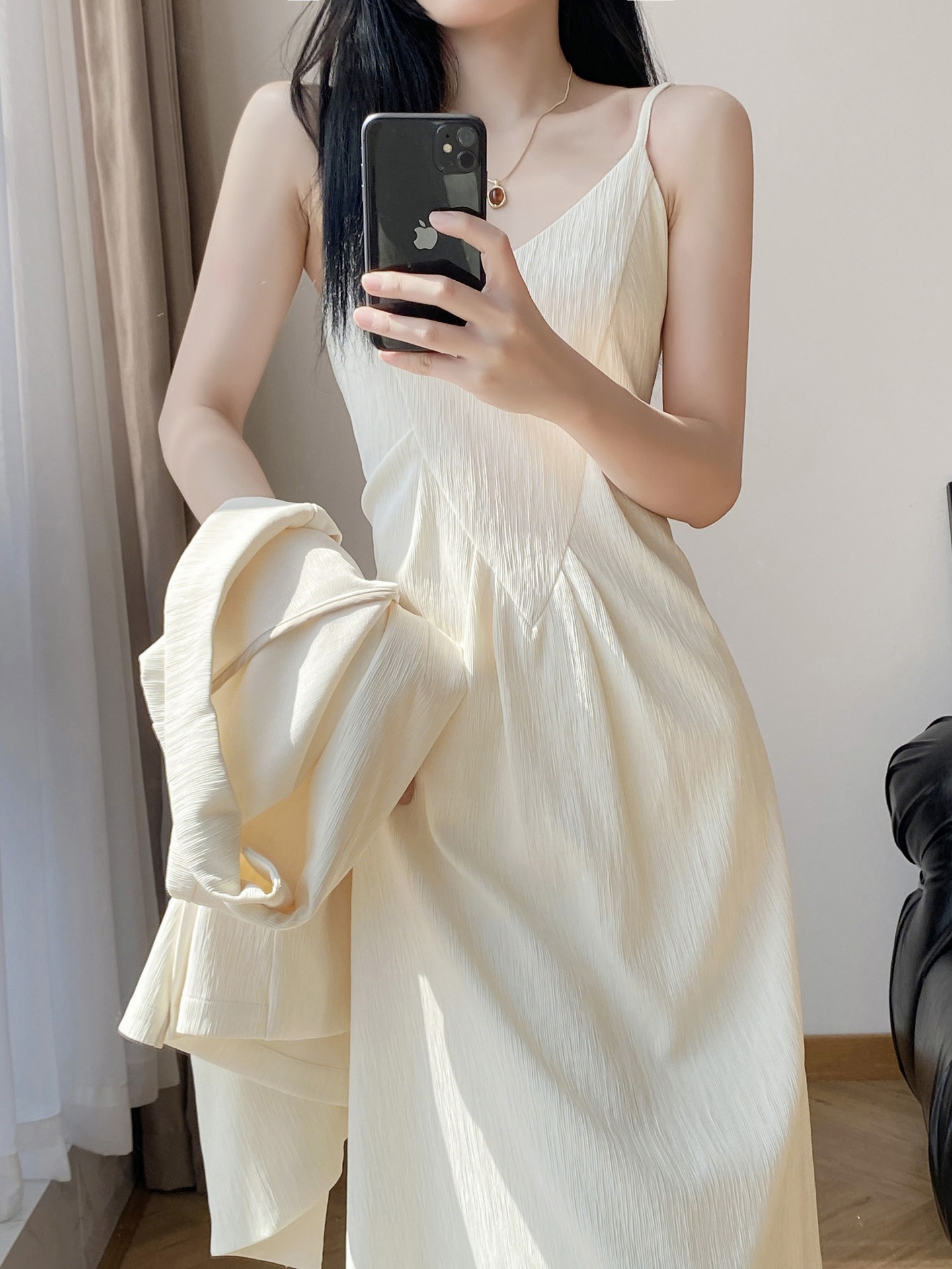 Spot 6028 Plus Size Women's Summer Thin Slightly Fat mm Suit Slim Suspender Skirt Short-Sleeved Two-Piece Set