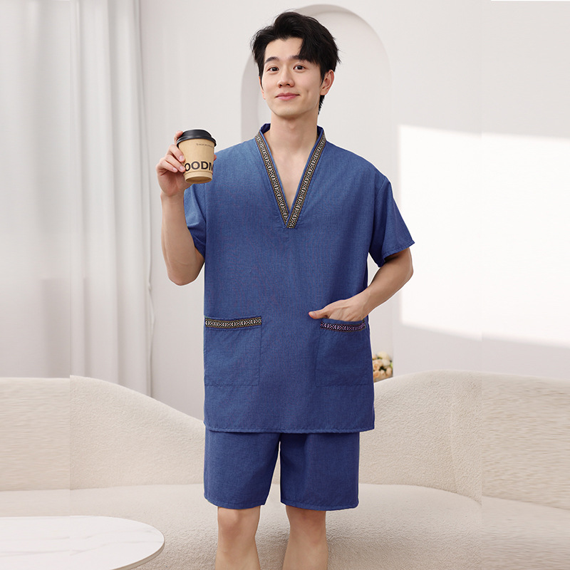 Sweaty Clothes Women's Bathrobe suit Home Pajamas Couple Clothes Bath Sauna Clothes plus size High-end Bathrobe Men's
