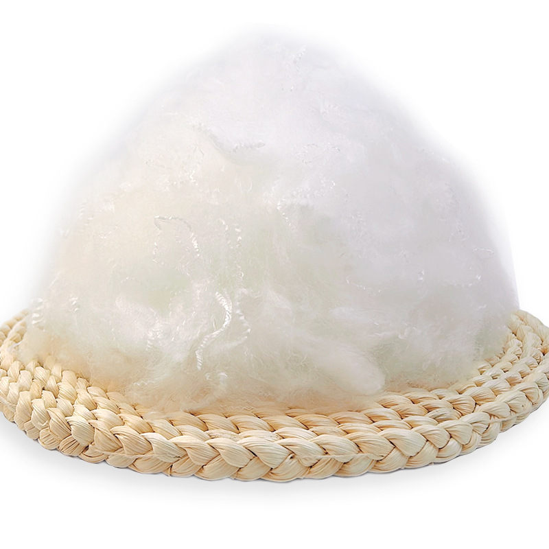 Factory wholesale aerogel staple fiber regenerated polyester hollow polyester staple fiber chemical fiber filled cotton