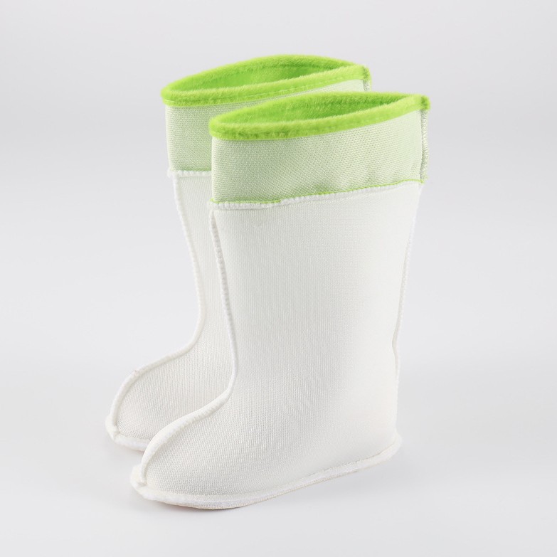 Children's rain boots liner warm cotton set rain boots liner plus velvet matching cute little hedgehog rain shoes for distribution