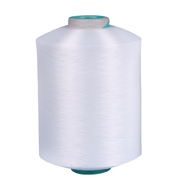 Manufacturer Supplies 300D96F Original White Dty Polyester Low Elastic Silk Polyester Silk Ready-Made Knitted Woven Webbing Customization
