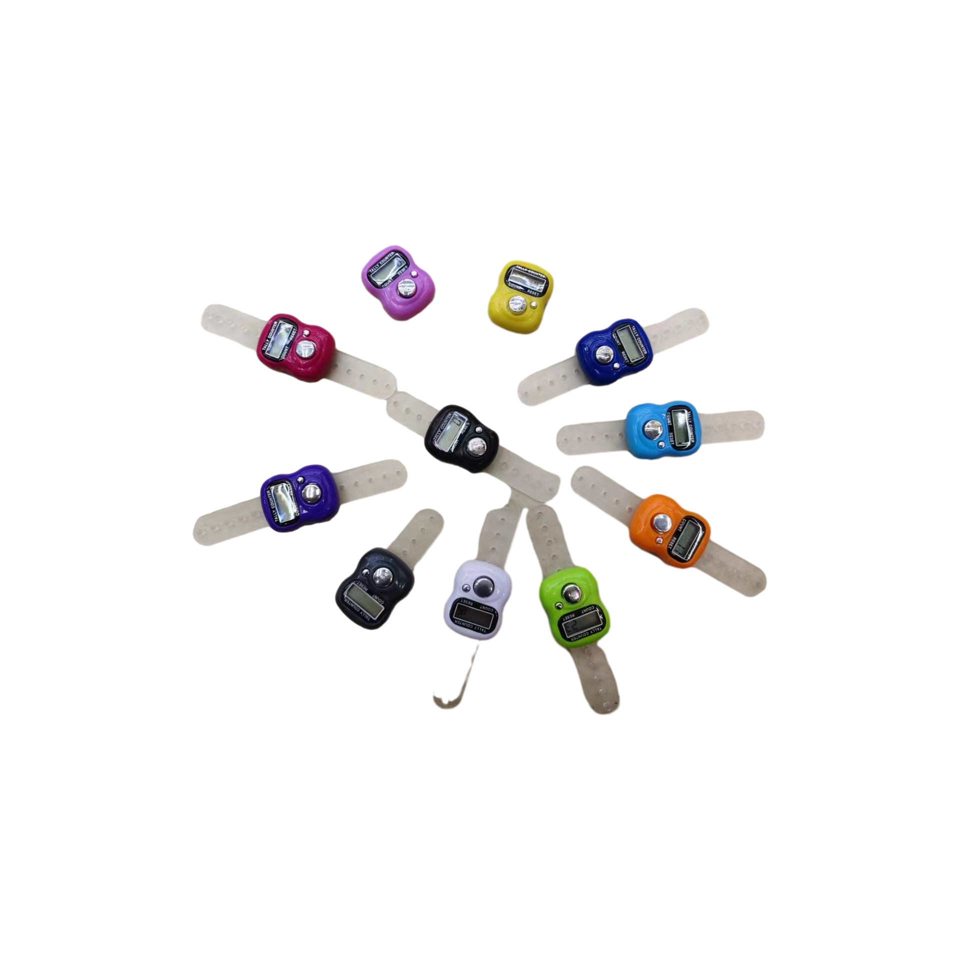 Finger 1012 Counter Electronic Key Counter Mini Portable Ring Counter Manual Counting Artifact