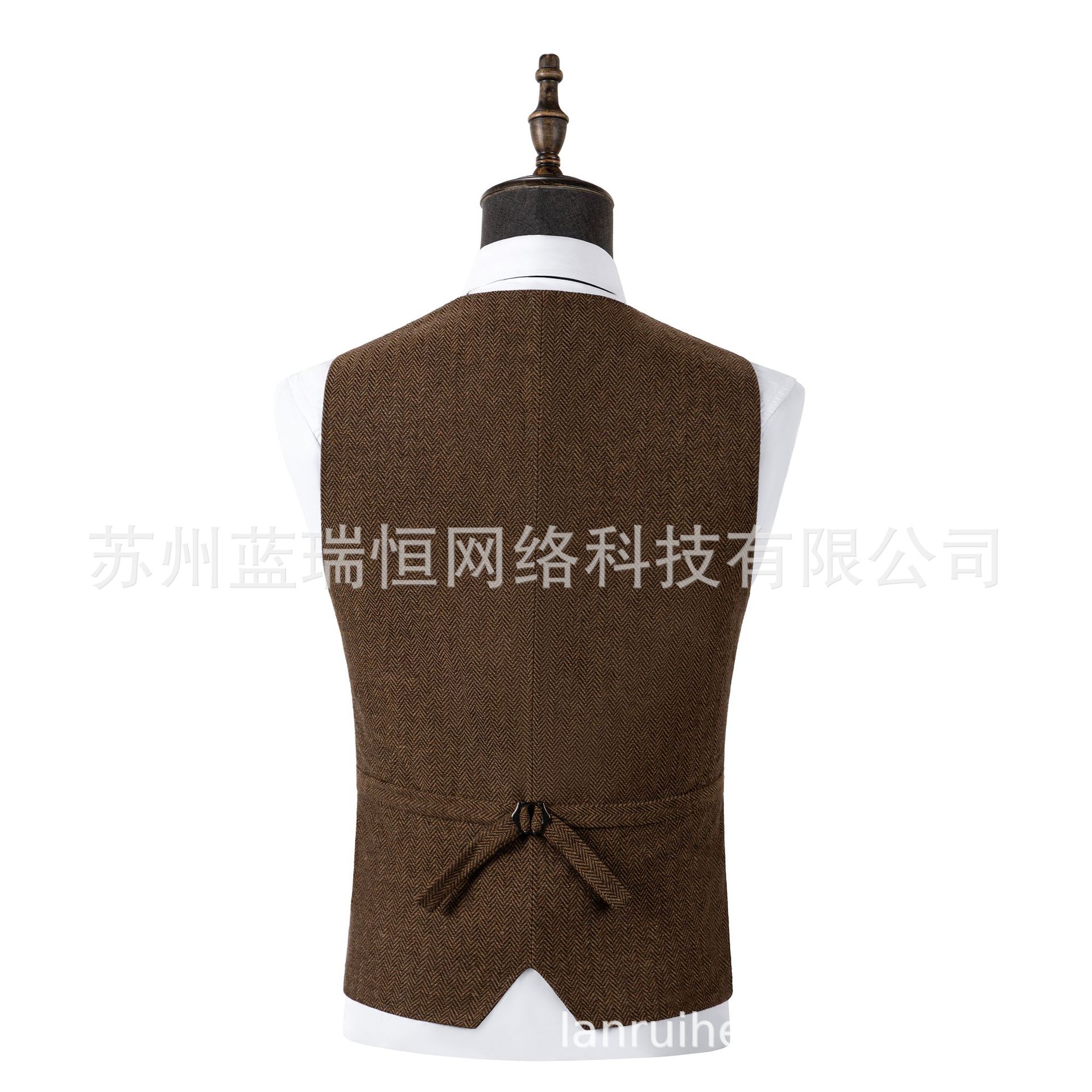 Men's Vest Amazon Blast Herringbone Vest Light Business Casual British Style Vest Vest Factory in stock