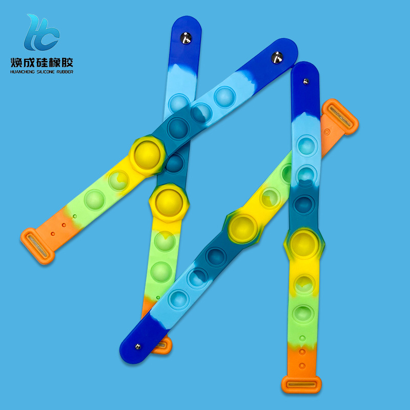 Rainbow Student Customized Watch Strap Bracelet Creative Waterproof Smart Acupressure Simple Decorative Silicone Watch Strap