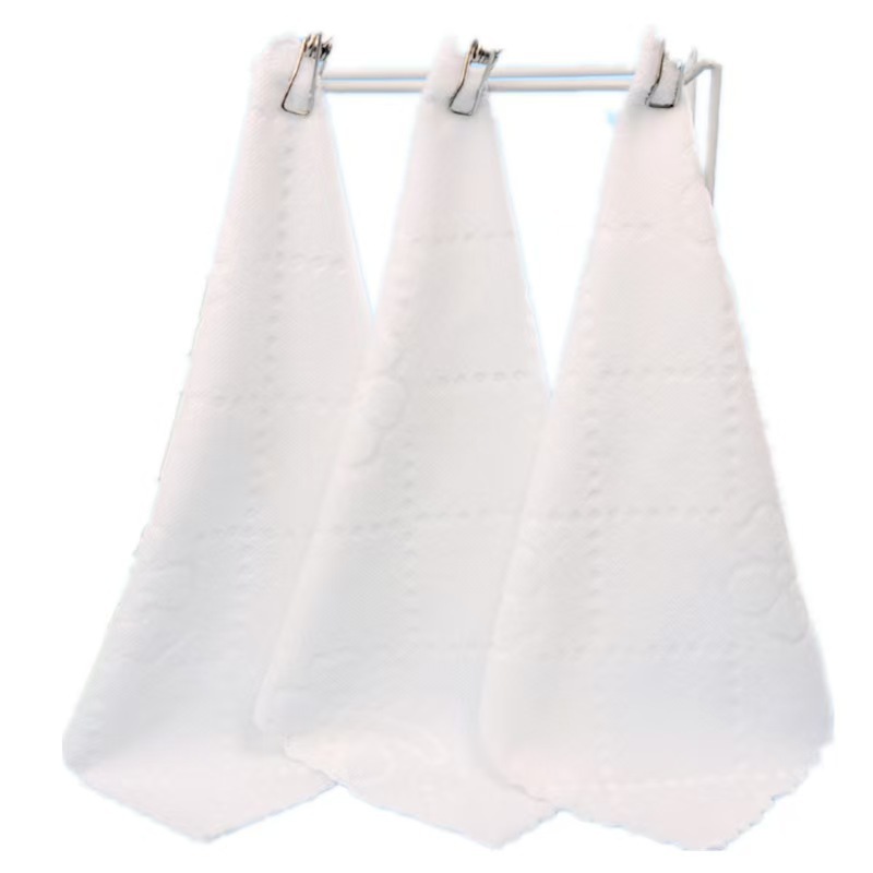 Hotel Towels, Kindergarten Small Square Towels, White Square Towels, Lace Handkerchiefs, Hotel Restaurant Napkins, Cleaning Towels Wholesale