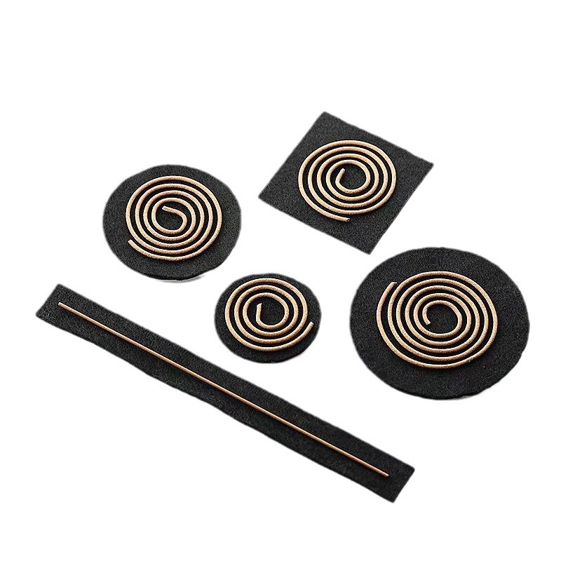 High temperature resistant incense burner pad flame retardant cotton point incense cotton household square round incense box incense burner heat insulation fireproof Cotton