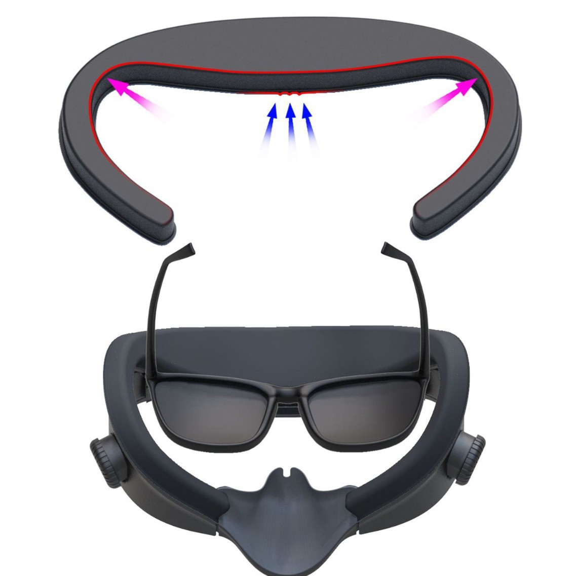 Meta Quest 3S New Head-Mounted Radiator X3S Dual Fan Dual Mode Impeller Adjustment Decompression Others