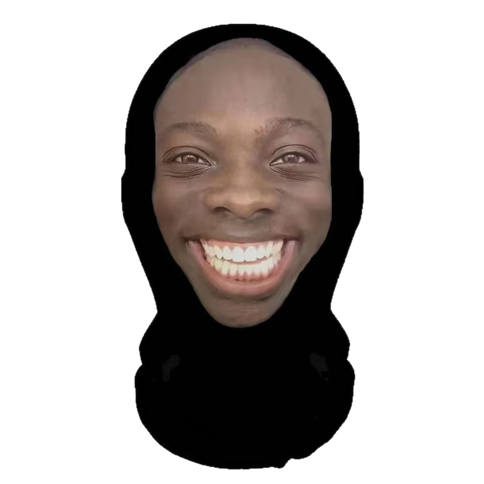 Shake the tone spoof headgear trick funny mask funny cos hood funny mask riding sunscreen breathable mask