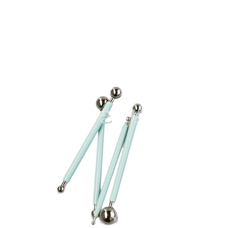 4 Pieces of 8-Head Steel Ball Styling Tools Pill Sticks Baking Clay Soft Clay Resin Soil Tools Pill Sticks