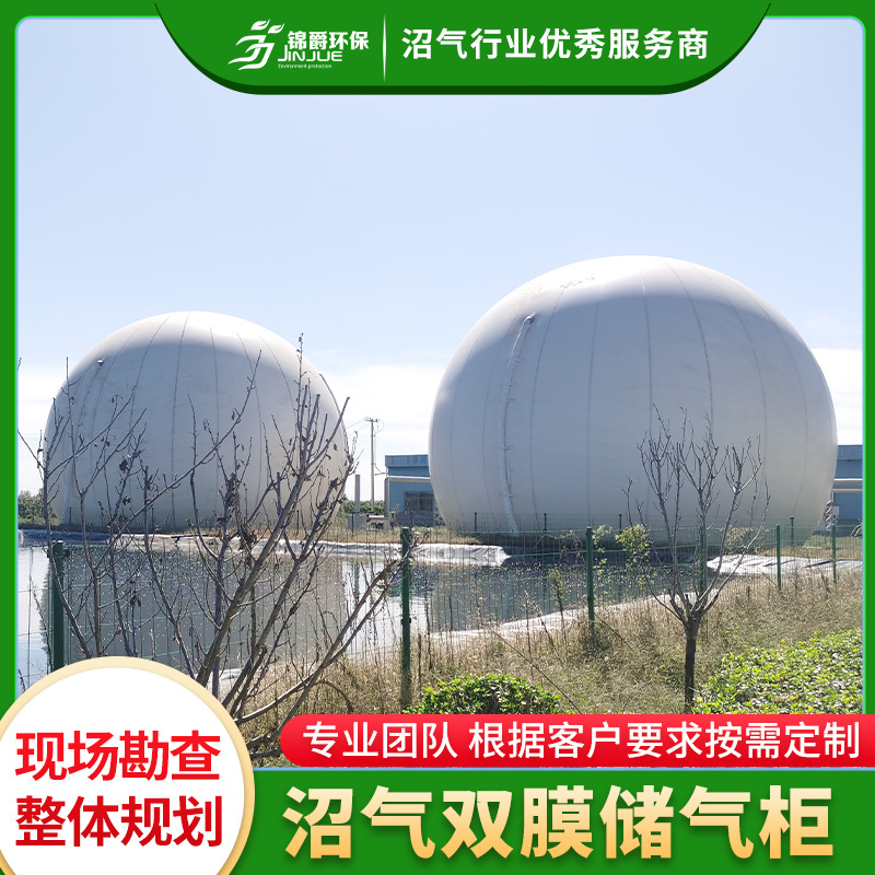 Integrated Thickened Double-Membrane Gas Storage Tank, Soft Biogas Tank, Gas Storage Tank for Large-Scale Farms, Daily Biogas Treatment Ball