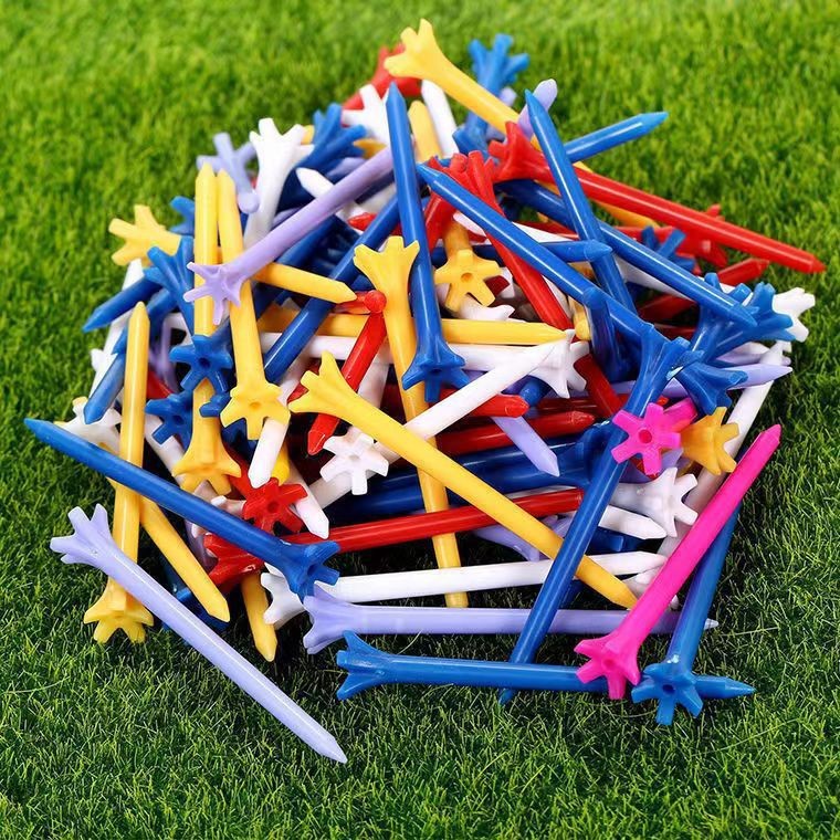 Golf Spikes Golf Plastic Tee Plastic Spikes Five-Claw Spikes Tee Golf Accessories
