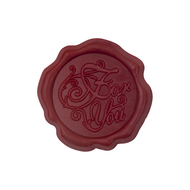Laitu Laizi logo Making Fire Paint Wax Label Envelope Seal Sticker Fire Paint Seal Sticker Wedding Invitation Wine