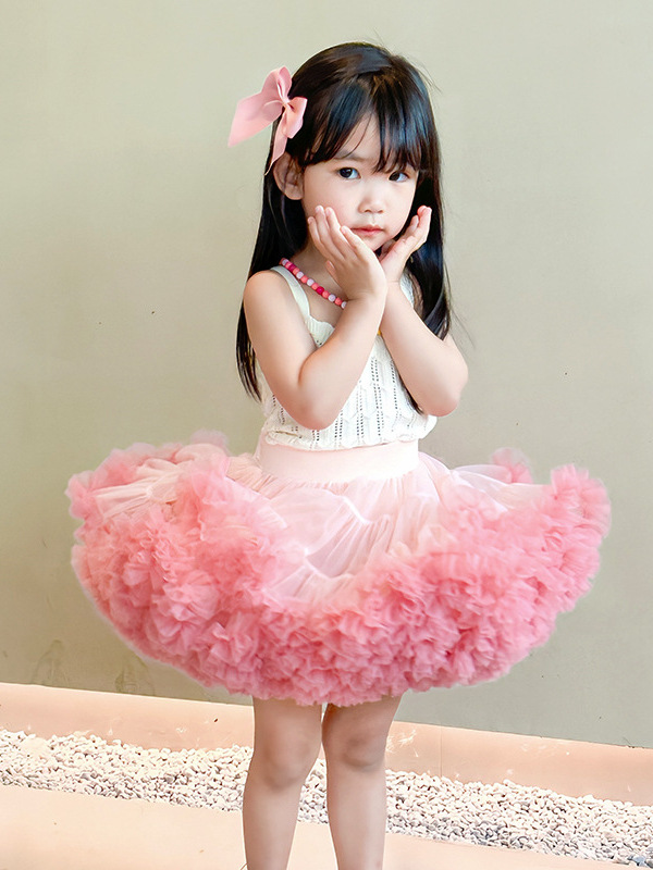 Платье для девочек, юбка ТУТУ, юбка для принцесс, юбка из сетки для лета