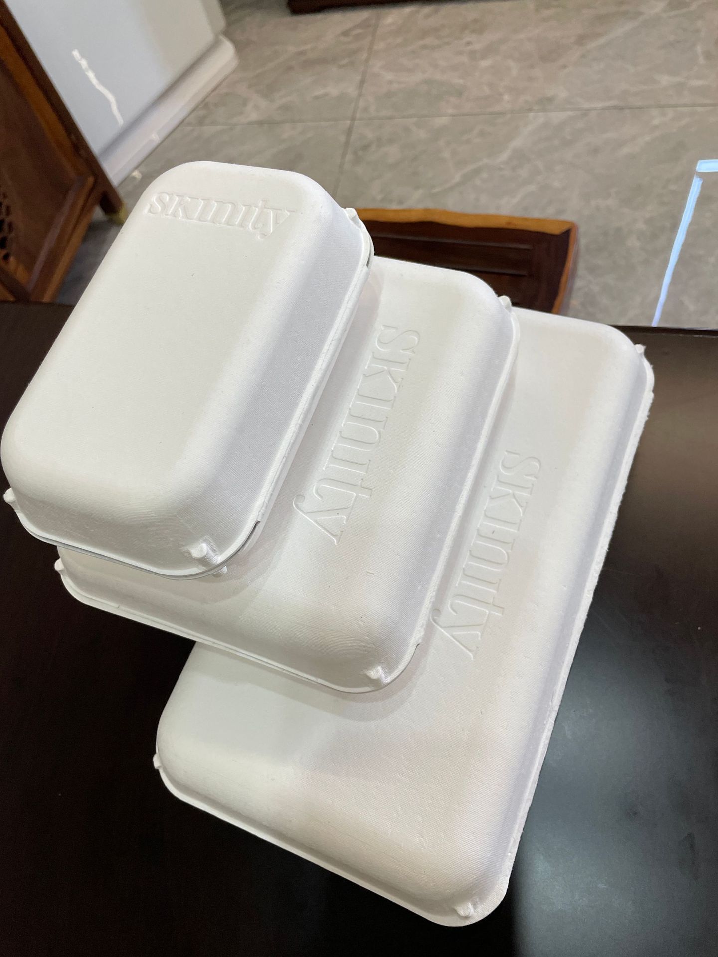 Chongqing Huanlu Pulp Molded White Pulp Intimates Clothing Packaging Box Personalized Design Customization Large Quantity and Excellent Price