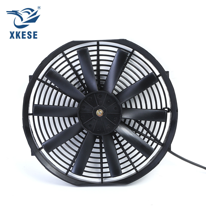 Cooling fan 12V car air conditioning cooling fan high speed fan 10 inch ultra-thin general car electronic fan