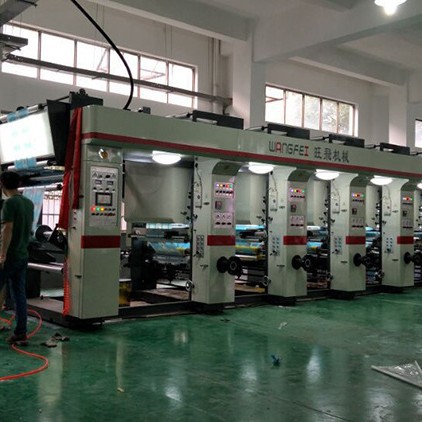 Supply 4 color 6 color 8 Color Computer high speed gravure printing machine thermal transfer printing machine