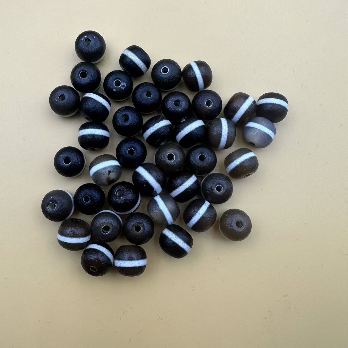 Dzi Beads Wholesale Natural Agate Xizang Style First-Line Old-Type Dzi Beads Accessories Loose Beads Buddha Beads Bodhi Semi-Finished Products Provider