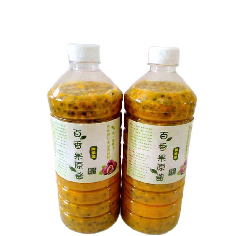Fresh Passion Fruit Puree Wholesale Passion Fruit Jam Passion Fruit Juice Meat Freshly Dug Pure Pulp Milk Tea Shop