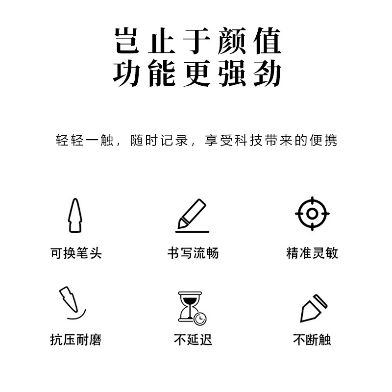 Suitable for Apple Pencil Tip, Apple Modification, Ipencil iPad Replacement Stylus Tip, Tablet