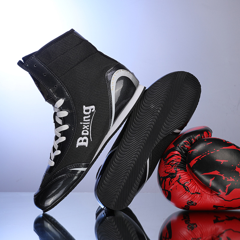 Boxing Shoes Martial Arts Sanda Training Fitness Fighting Wrestling Boxing Training Shoes
