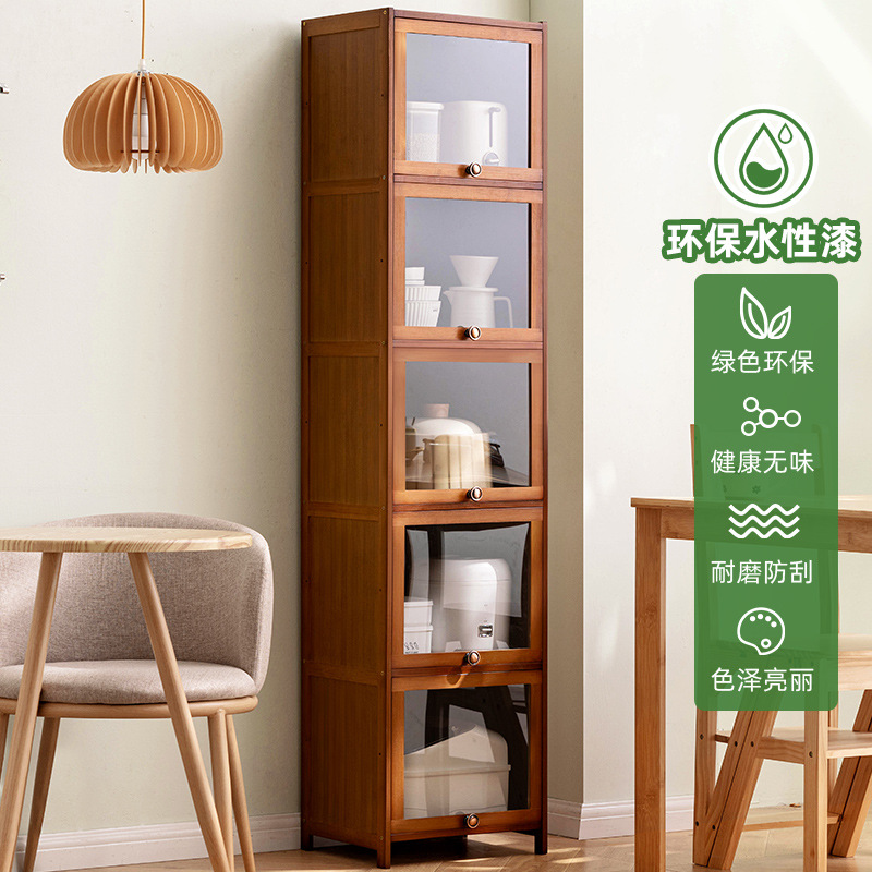 Household Kitchen Sideboard Cabinet Cabinet Side Cabinet Tea Cabinet Living Room Wall Storage Cabinet Multifunctional Tea Side Cabinet Cupboard