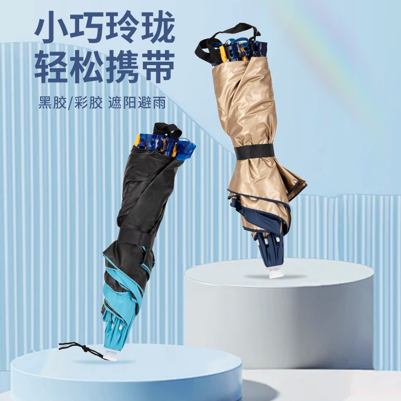 Fishing umbrella umbrella cap head-mounted umbrella with sunscreen foldable sunshade umbrella outdoor fishing umbrella wholesale