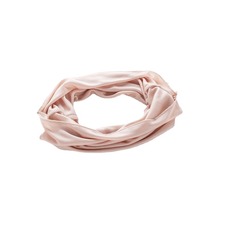 Yuyue Summer Mulberry Silk Sunscreen Half-Hiding Face Neck Veil Silk Lightweight Breathable Sunshade Pullover Face Mask