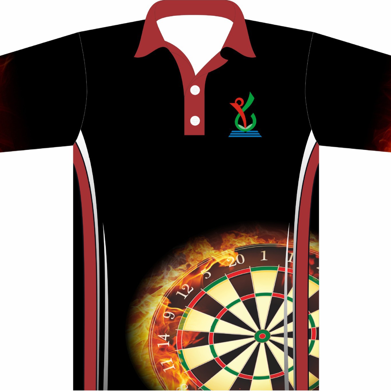 Костюм для дартса, фрисби, рыбалки, регби, соревнований, командный костюм, на заказ