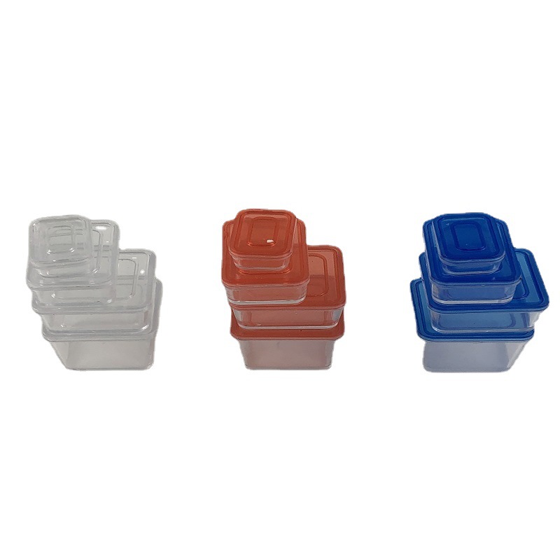 1:12 Doll House Mini Transparent Combination Preservation Box Insulation Box Bento Box Simulation Miniature Food Play Model