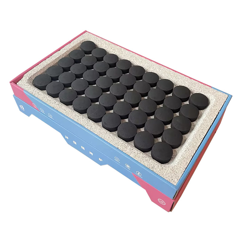 BBQ grill factory wholesale round stove tea portable camping grill home smokeless quick-burning disposable barbecue grill