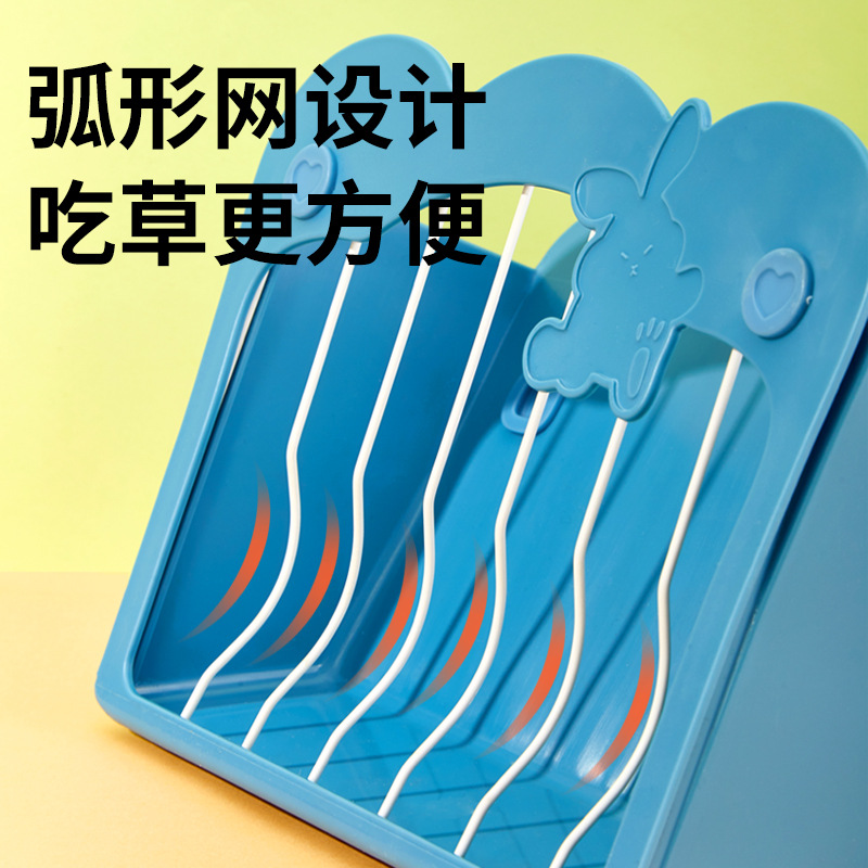 Jiexi rabbit built-in straw rack large capacity guinea pig Totoro straw rack straw pot anti-waste anti-scratch grass fixed anti-flip