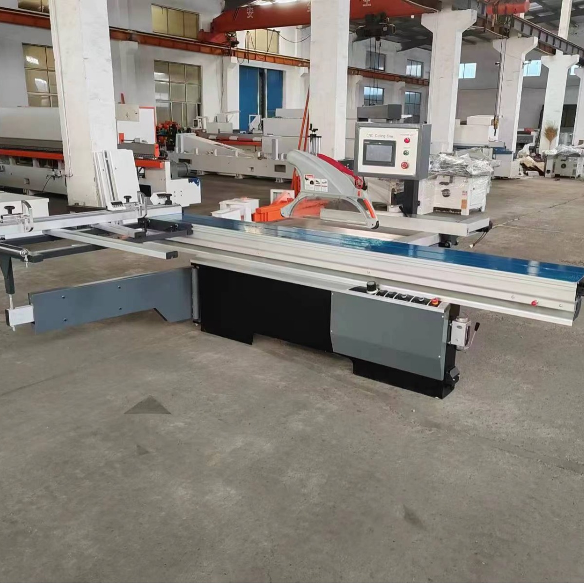 Automatic precision woodworking push table saw CNC automatic CNC push table saw dust-free saw single and double CNC saw