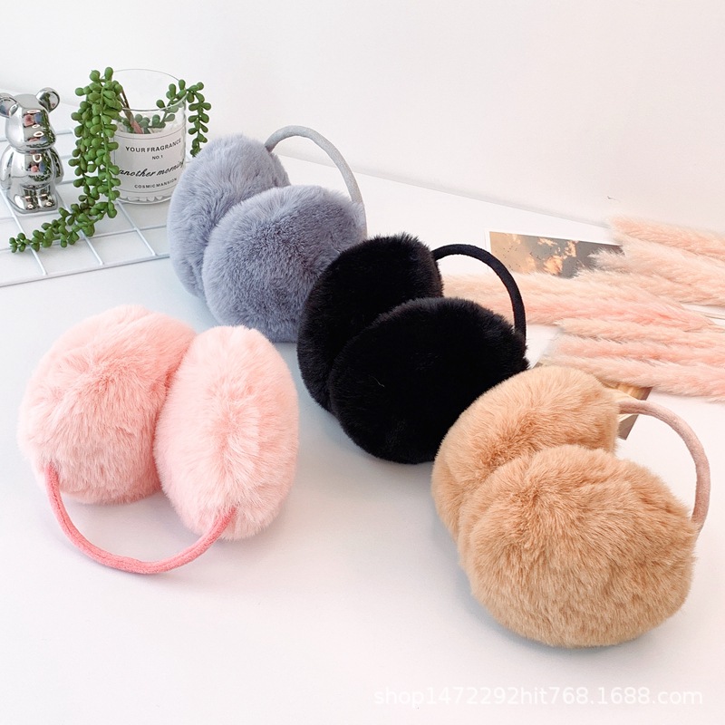 Earmuffs Winter Men's Earmuffs with Earphone Earmuffs Thick Velvet Plush Windproof Warm Earmuffs Earmuffs