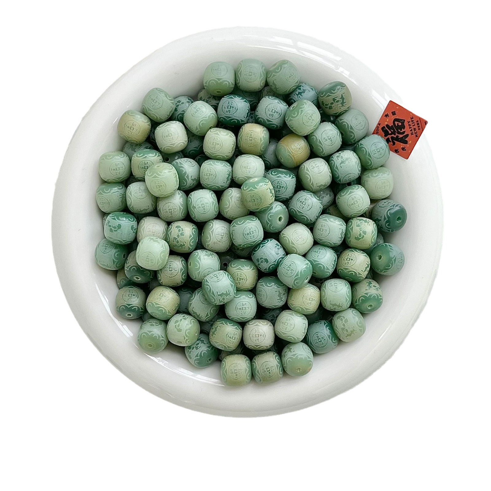 Zhaopin Jinbao Bodhi Root Carving Scattered Beads Wholesale Purple Grape Six Children Proverbs Bodhi Root Round Beads Wen Play Scattered Beads