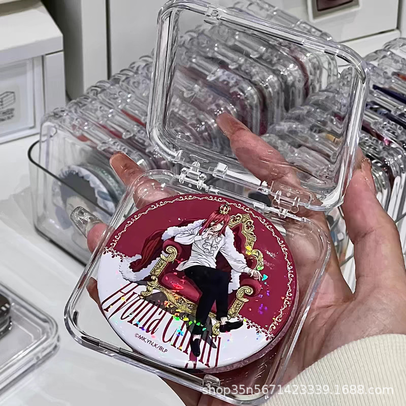 Коробка для хранения, прозрачная, акриловая, для значков