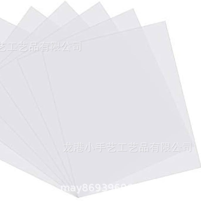 Шаблон для этикеток 10 штук 12 дюймов 10 мил пустой материал A4 молочно-белый полупрозрачный PET квадрат