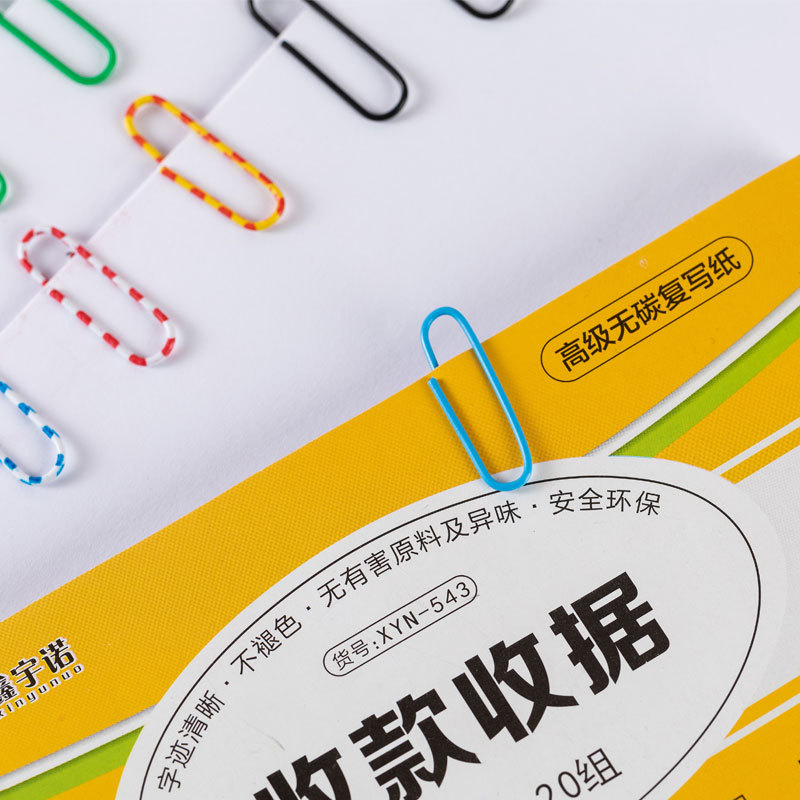 Hot selling color plastic coated paper clip ins style paper clip office desktop finishing 28mm paper clip