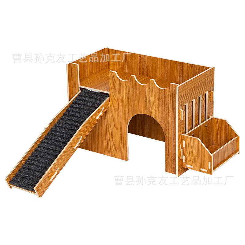Customized Squirrel Guinea Pig Two-Story Platform Golden Bear Guinea Pig Hedgehog Pet Double-Layer Sleeping Nest in Winter