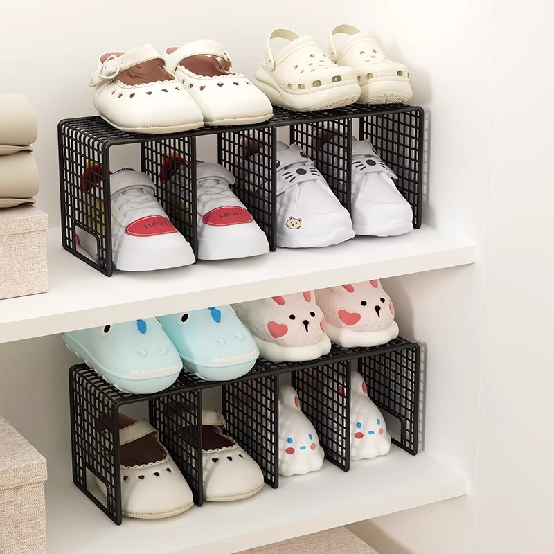 Children's Shoe Box Baby Shoe Storage Box Household Shoe Cabinet Storage Artifact Space-saving Simple Shoe Rack Storage Rack