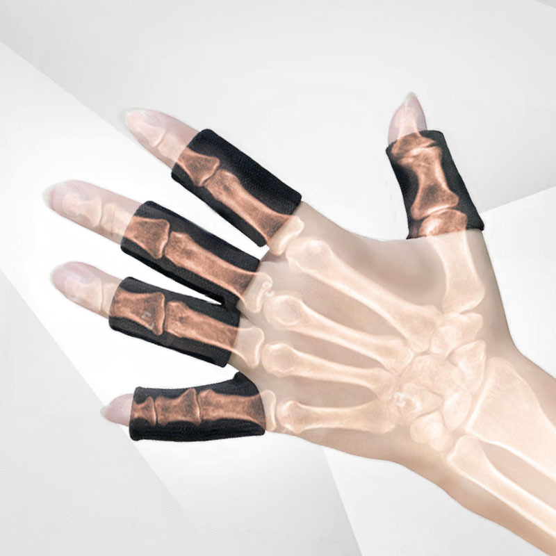 Cross-border Nylon Finger Protector Joint Sleeve Sports Fitness Training Finger Sleeve Taekwondo Protector Basketball Protector Wholesale