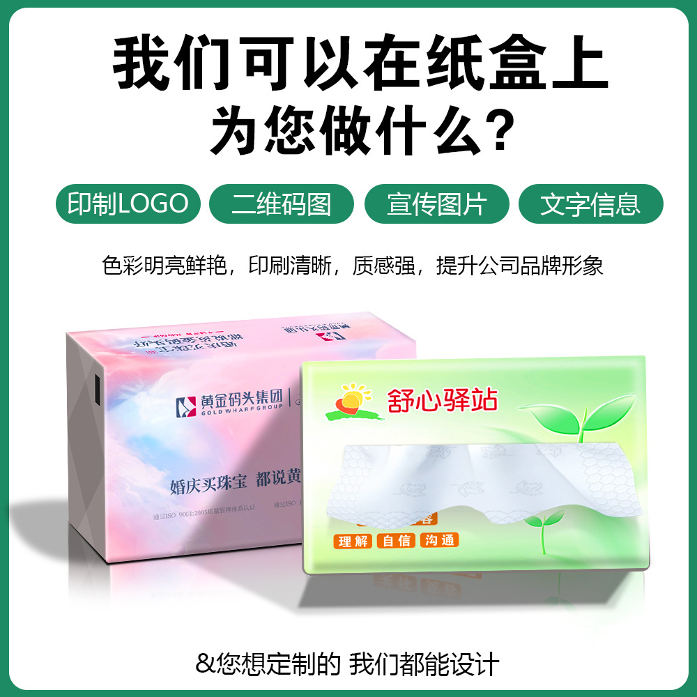 Soft Package of Paper Towels, Customized Advertising Paper Towels, Home Restaurants, Hotel Napkins, Small Packs, Custom Printed Logo Paper Towels