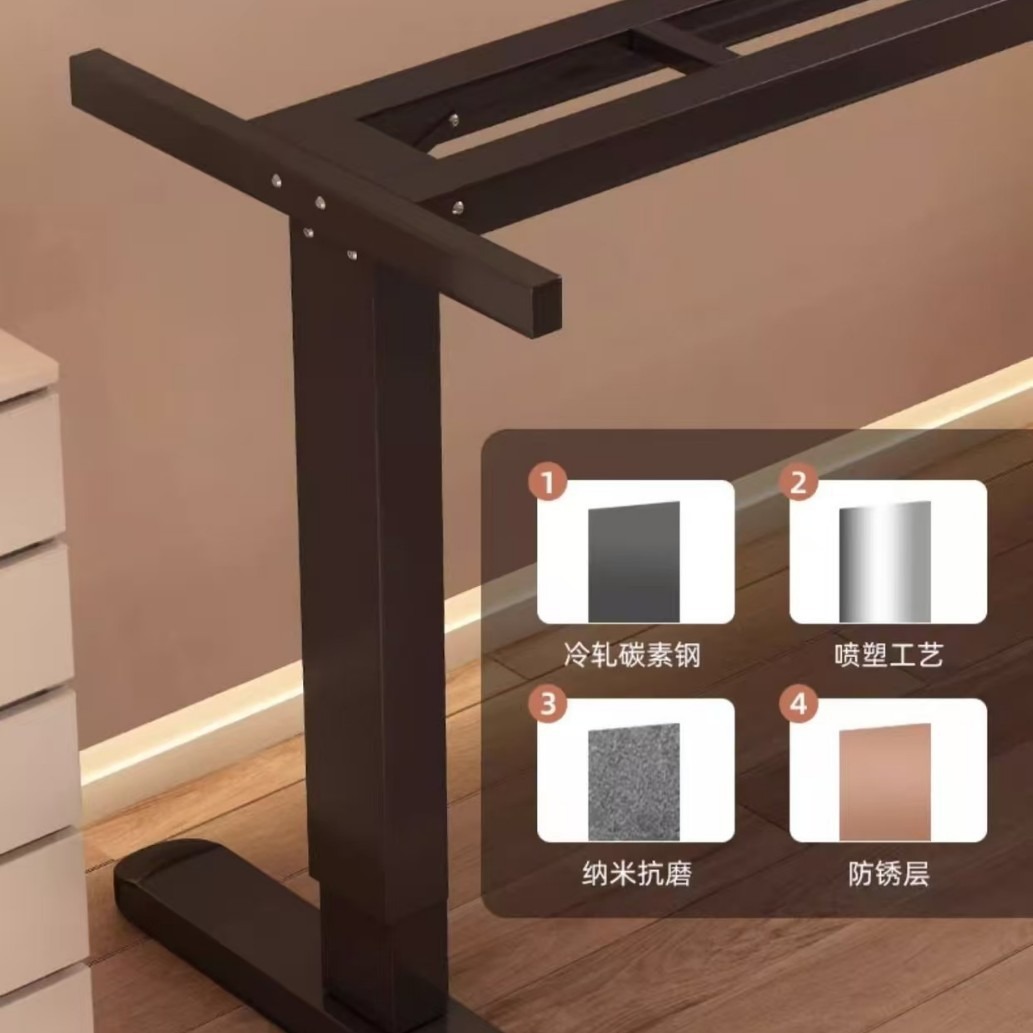 Customized Adjustable Table Frame Automatic Smart Office Bedroom Adjustable Table Bracket Sitting and Standing Alternating Adjustable Table Legs