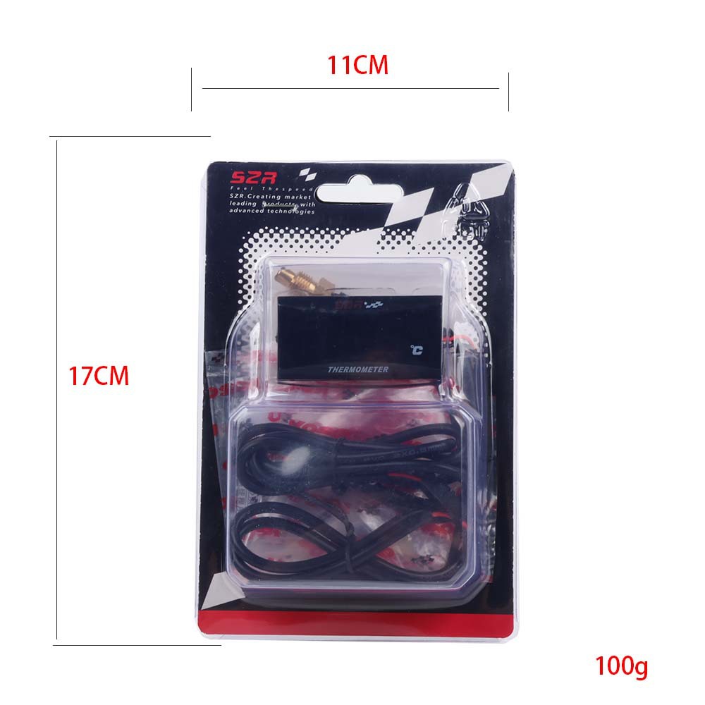 Koso Water Temperature Meter Motorcycle Universal Modified LCD Display Meter Thermometer Water Temperature Digital Display Meter JOG DIO