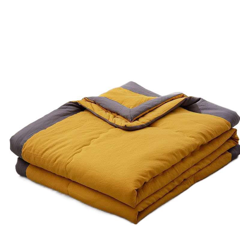 Washed cotton summer quilt skin-friendly summer cool quilt air conditioning quilt wholesale four-season quilt summer cool quilt spring and autumn quilt can be machine washed