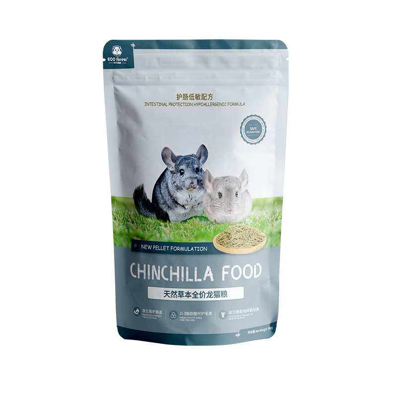 In-Stock Pastoral Forest Chinchilla Main Food Grain Eight-Toothed Mouse Food Compressed Pellet Feed 900G/2.5Kg