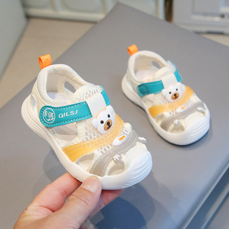 Baby Summer New 2025 Toddler Shoes 0-1-3 Years Old Boys and Girls Toddler Shoes Soft Sole Non-Slip Baby Breathable Sandals