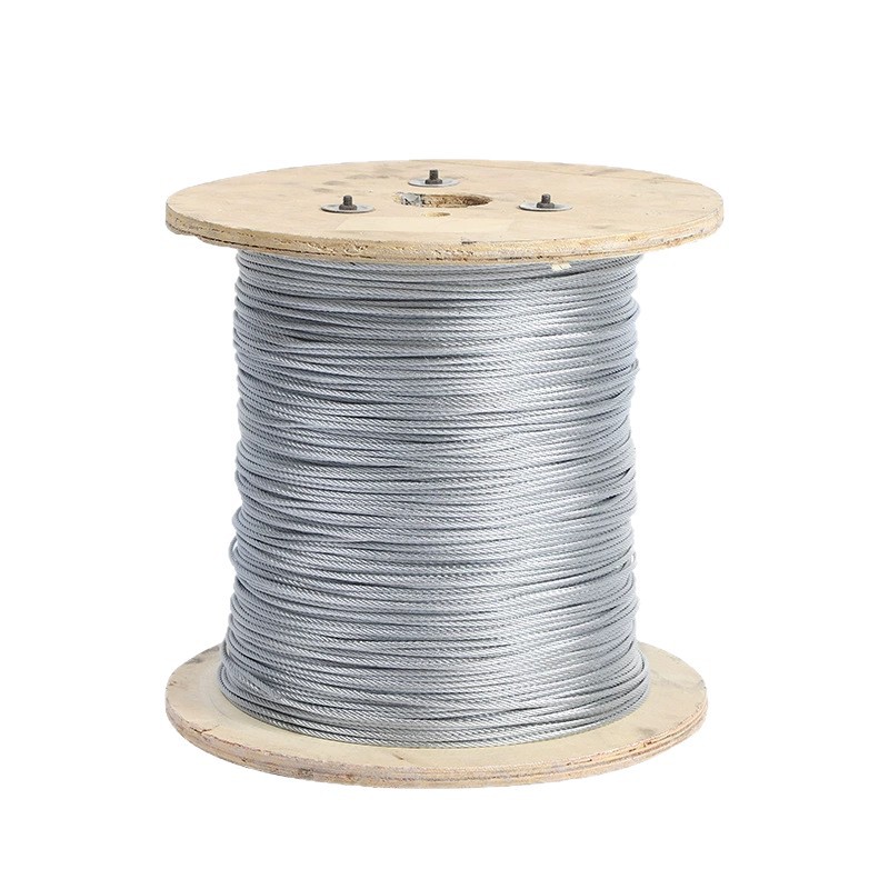 Galvanized Steel Wire Rope 1.2/4/5/6/8 mm and Other Construction Industry Civil Wear-Resistant Anti-Rust Protective Bundling